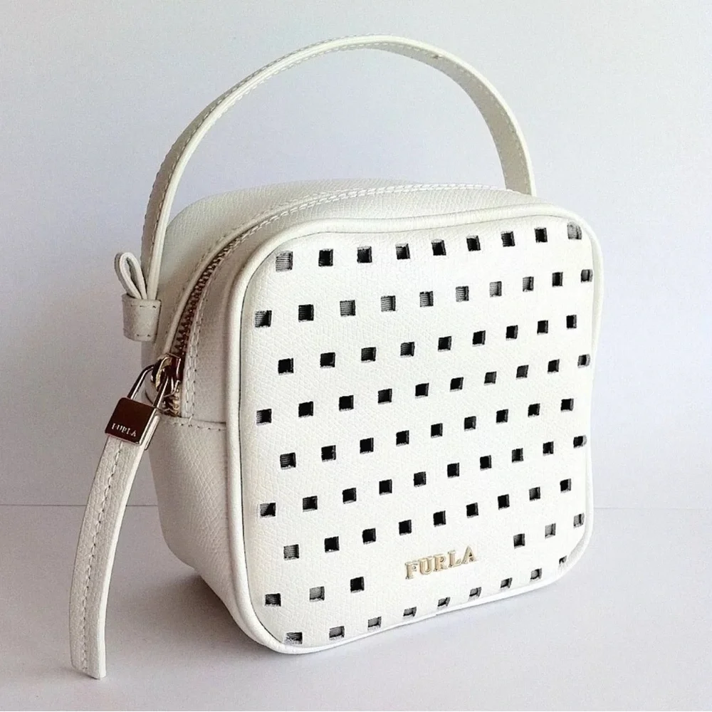 Furla White Yo-yo 2 Way Crossbody Bag - Picture 4 of 9